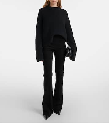 Gégé suede flared pants | Stouls