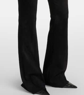 Gégé suede flared pants | Stouls