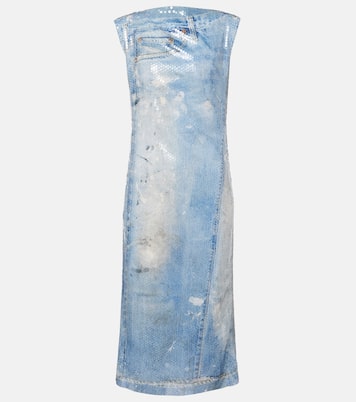 Robe midi imprimée à sequins | Acne Studios