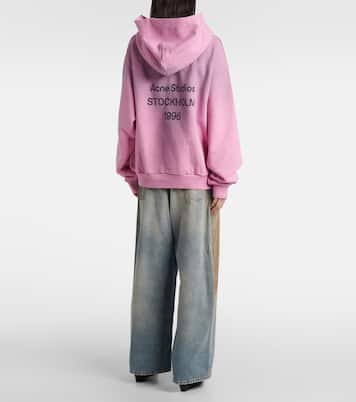 Sudadera de mezcla de algodón con logo | Acne Studios