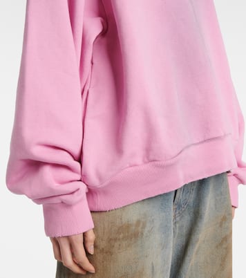 Sudadera de mezcla de algodón con logo | Acne Studios