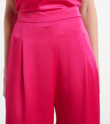 Pantaloni a gamba larga Ieti in raso | Max Mara