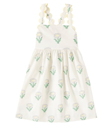 Abito in cotone con stampa floreale | Stella McCartney Kids