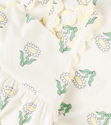 Abito in cotone con stampa floreale | Stella McCartney Kids