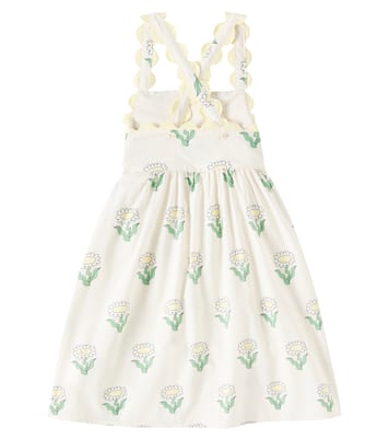 Abito in cotone con stampa floreale | Stella McCartney Kids