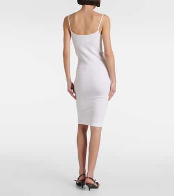 Minikleid aus einem Baumwollgemisch | Miu Miu