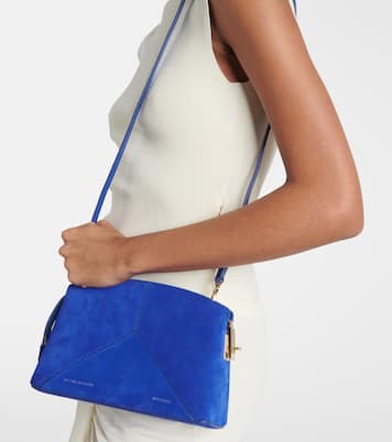 Borsa a tracolla Victoria Mini in suede | Victoria Beckham