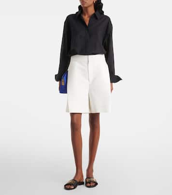 Pantoletten aus Leder | Victoria Beckham