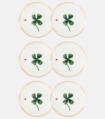 Cloverleaf set of 6 plates | Bitossi