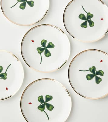 Cloverleaf set of 6 plates | Bitossi
