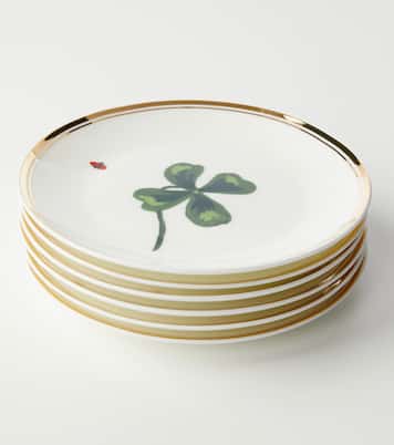 Cloverleaf set of 6 plates | Bitossi