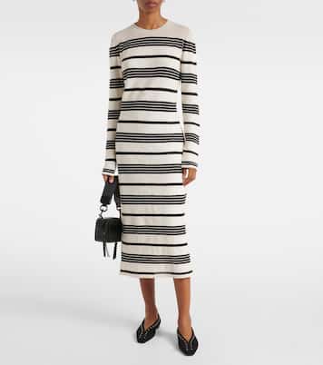 Abito midi in misto cotone | Moncler