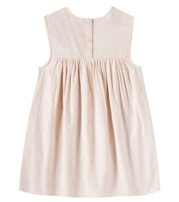 Kleid Warie aus Baumwolle und Leinen mit Spitze | Louise Misha