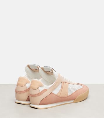 Chloé Kick suede-trimmed sneakers | Chloé