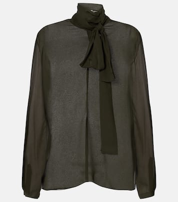Bluse aus Georgette | Alaïa