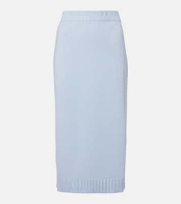 Falda midi de lana y cachemir | Carolina Herrera