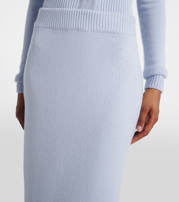 Falda midi de lana y cachemir | Carolina Herrera