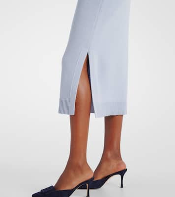Falda midi de lana y cachemir | Carolina Herrera