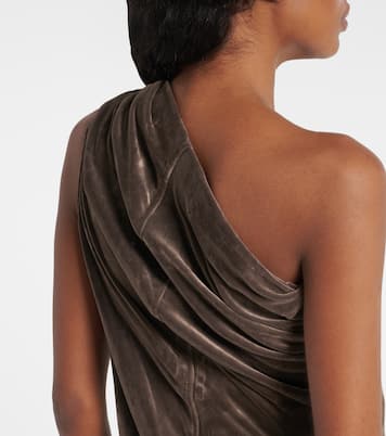 Athena Arrowhead one-shoulder gown | Rick Owens
