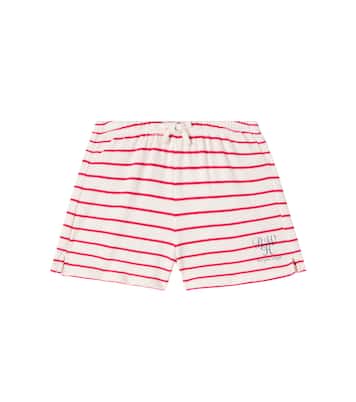 Largo striped cotton jersey shorts | Konges Sløjd