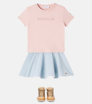 Besticktes T-Shirt aus Baumwoll-Jersey | Moncler Enfant
