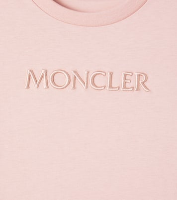 Besticktes T-Shirt aus Baumwoll-Jersey | Moncler Enfant