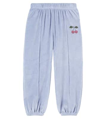 Wally cotton-blend velvet sweatpants | Konges Sløjd