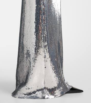 Robe bustier longue à sequins | David Koma