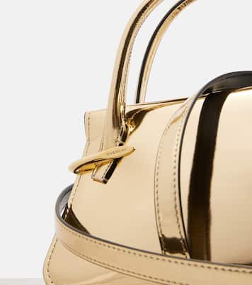 Pinch metallic leather tote bag | Givenchy