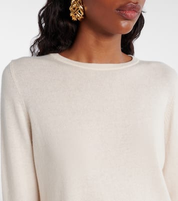 Pullover in lana e cashmere con volant | Jardin des Orangers