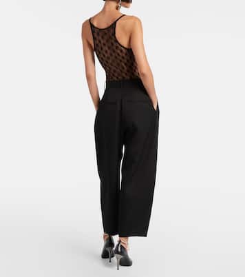 Janice high-rise wool cropped pants | Isabel Marant