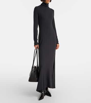 Vanya turtleneck jersey maxi dress | Staud