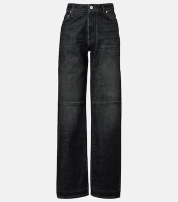 Jeans a gamba larga con cut-out e vita alta | Jean Paul Gaultier