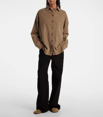 Hudson suede mules | The Row