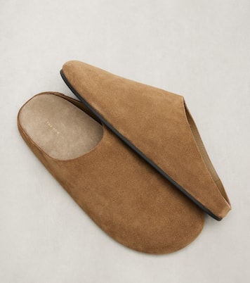 Hudson suede mules | The Row