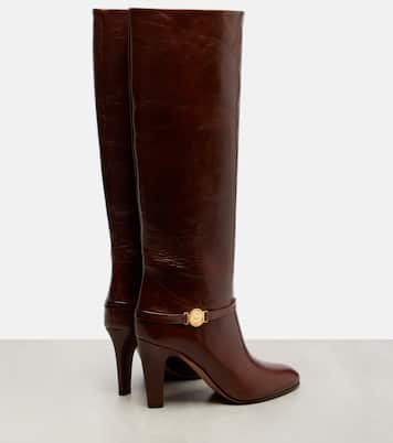 Eve 85 embellished leather knee-high boots | Chloé