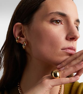 Samira Micro gold-plated hoop earrings | Jennifer Fisher