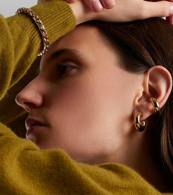 Samira Micro gold-plated hoop earrings | Jennifer Fisher