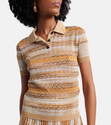 Lamé polo shirt | Missoni
