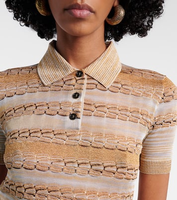 Lamé polo shirt | Missoni