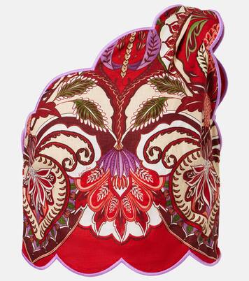 Top Odara asymétrique en lin mélangé | Farm Rio