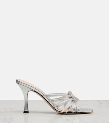 Mules Alicia Interlocking G 85 en cuir | Gucci