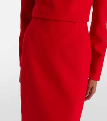 Crêpe pencil skirt | Roland Mouret