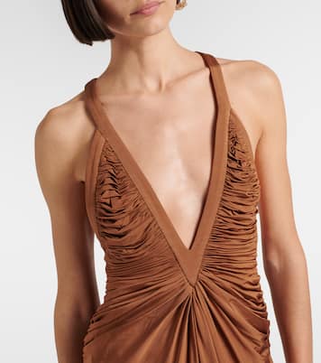 Draped jersey minidress | Christopher Esber