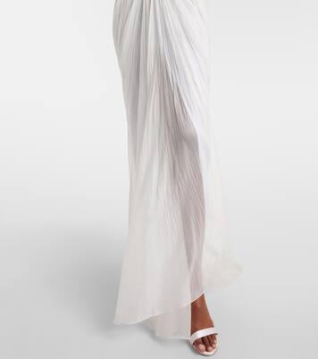 Cecilia draped silk muslin gown | Maria Lucia Hohan