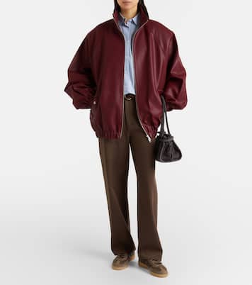 Handball Spezial leather-trimmed sneakers | Adidas