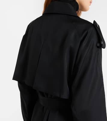 Veyron double-breasted twill trench coat | The Frankie Shop