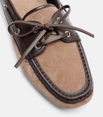 Monili suede mules | Brunello Cucinelli