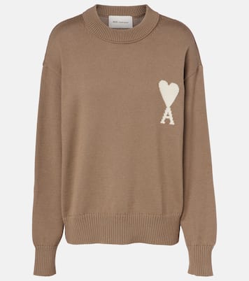 Ami De Cœur wool and cotton sweater | Ami Paris