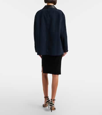 Gin suede midi skirt | Stouls